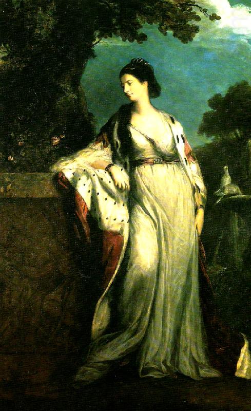 Sir Joshua Reynolds elizabeth gunning , duchess of hamilton and argyll oil painting picture